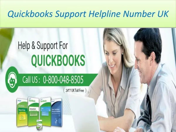 Quickbooks Support helpline Number United Kingdom