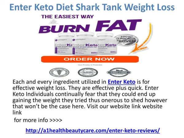 Enter Keto Diet Shark Tank Weight Loss Pills Where to Buy ?