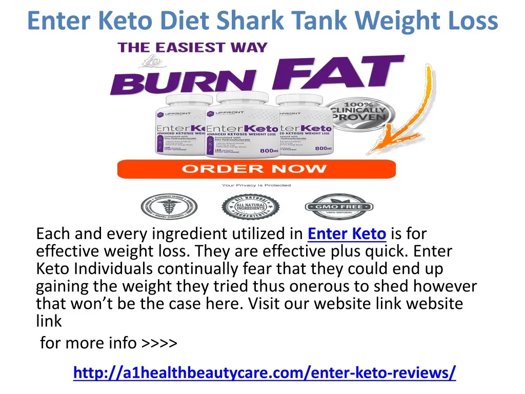 enter keto diet shark tank weight loss