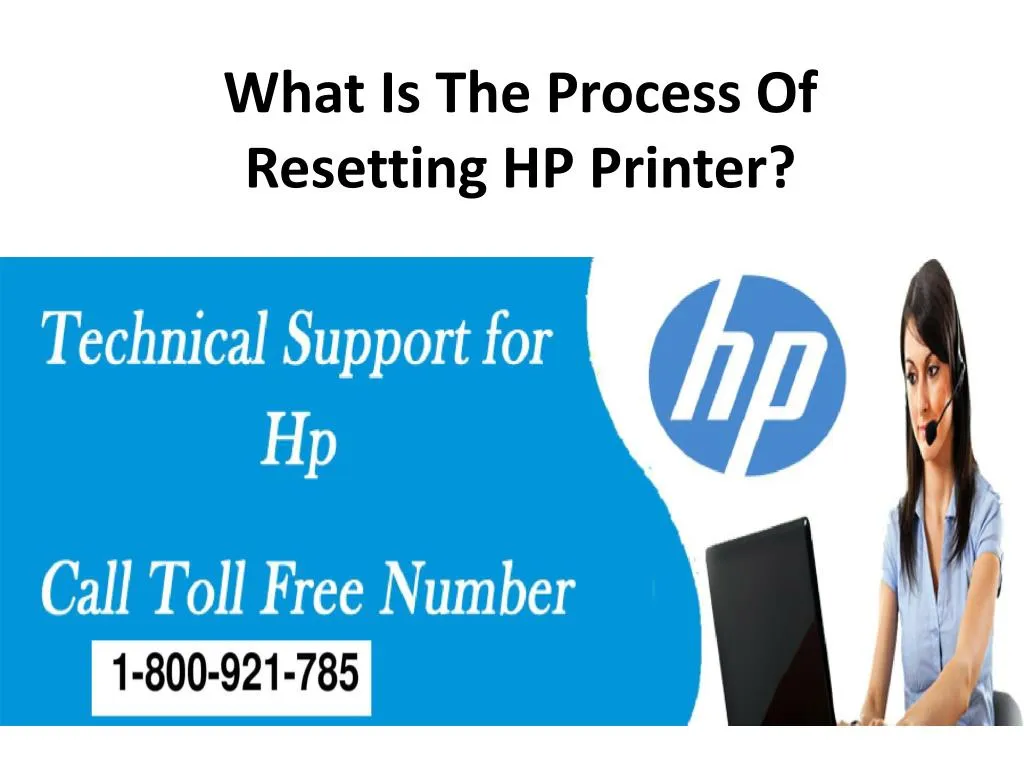 what is the process of resetting hp printer