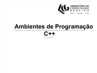 Ambientes de Programcao C++ - slide 1