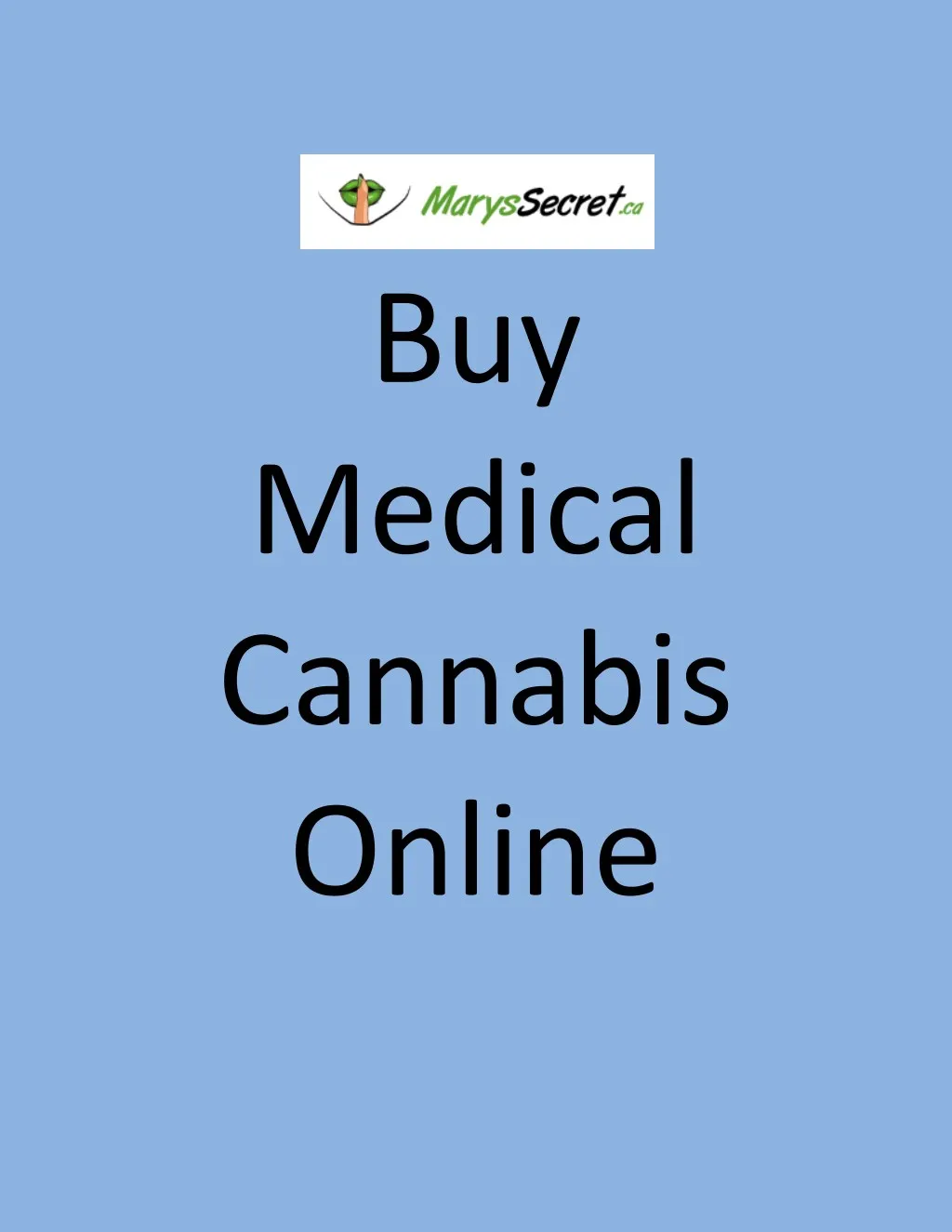 buy medical cannabis online