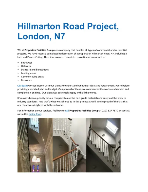 Hillmarton Road Project, London, N7