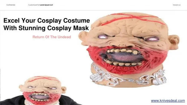 Excel Your Cosplay Costume With Stunning Cosplay Mask