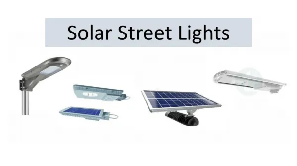 Best Solar Street Lighting - www.solarlightings.in
