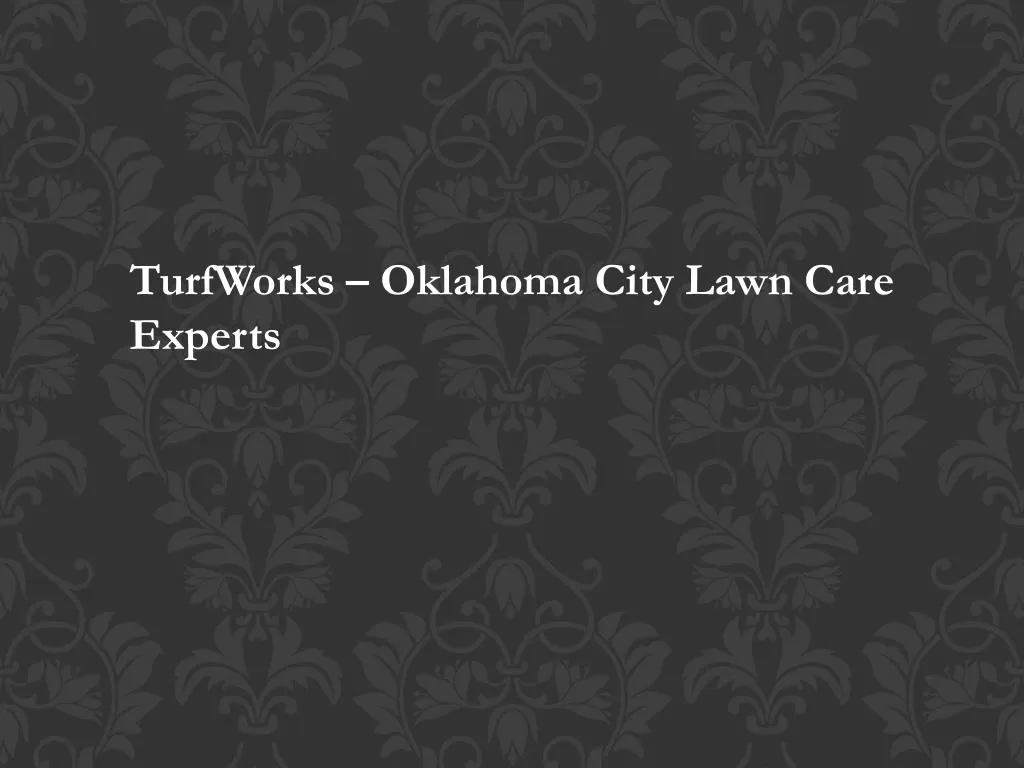 turfworks oklahoma city lawn care experts