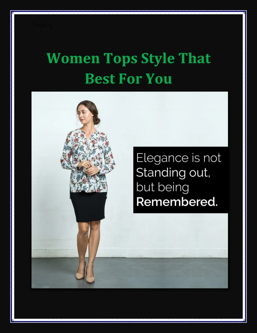 women tops style that best for you
