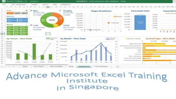 Best Advanced Excel Training Institute In Singapore | Exceltraining.com.sg