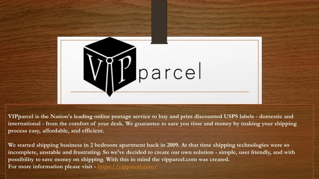 vipparcel is the nation s leading online postage