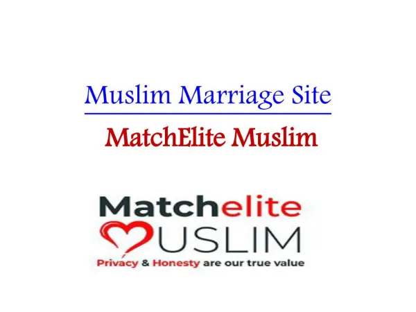 Find your Love on Muslim Marriage Site