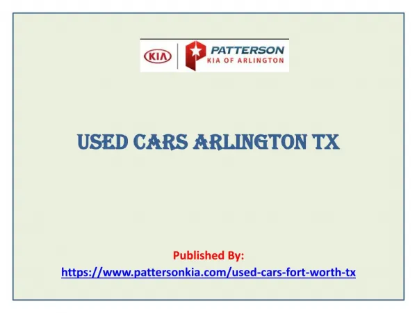 Used Cars Arlington TX