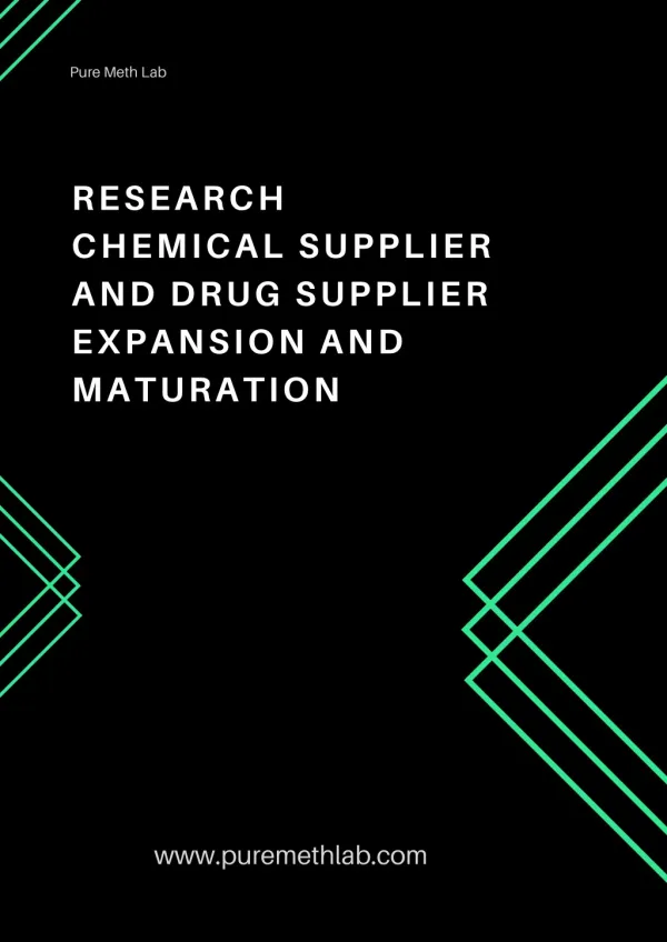 Research Chemical supplier and Drug Supplier Expansion and Maturation