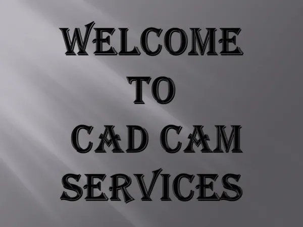 CAD/CAM Service