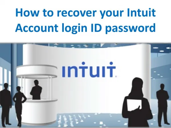 How to recover your intuit account login id