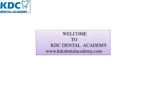 endodontics course in Karnataka