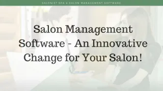 Top Benefits of Salon Management Software - slide 1
