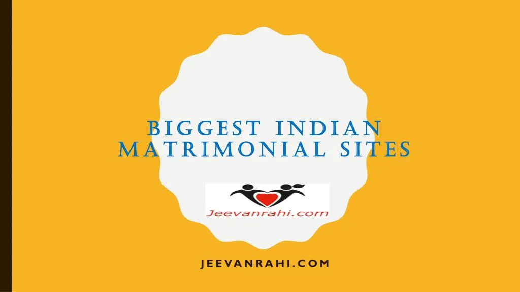 biggest indian matrimonial sites