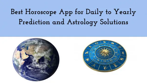 Best horoscope app for daily to yearly prediction and astrology solutions