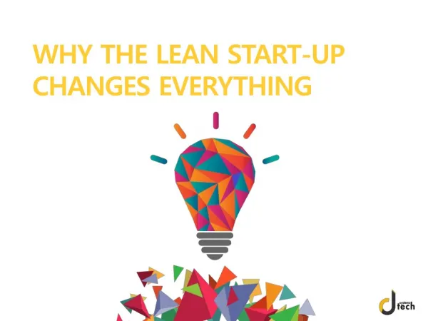 The Lean Startup | Methodology - Dtech Systems