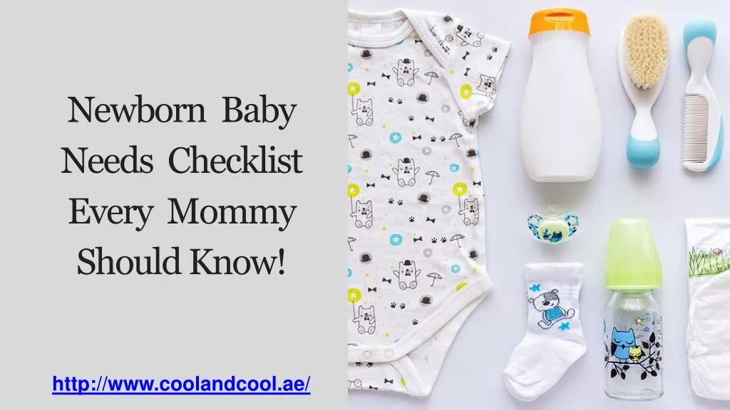 newborn baby needs checklist every mommy should