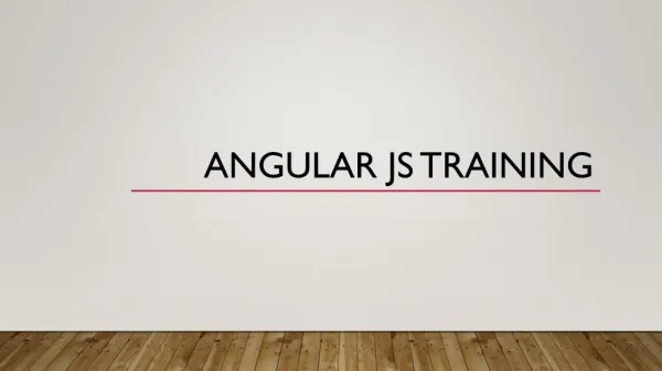 Top AngularJS Training Institute in Pune - Best AngularJS Course