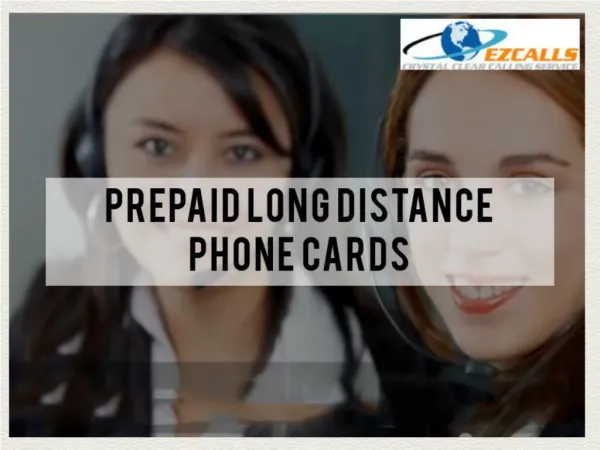 Buy International Calling Cards for Cellphone - EZcalls