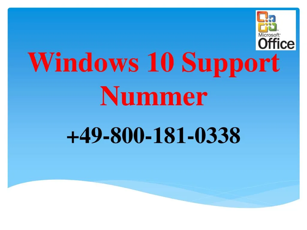 windows 10 support nummer