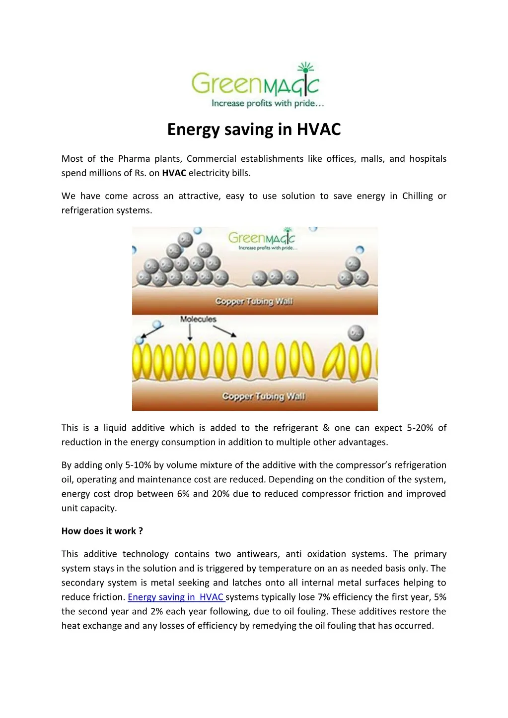 energy saving in hvac