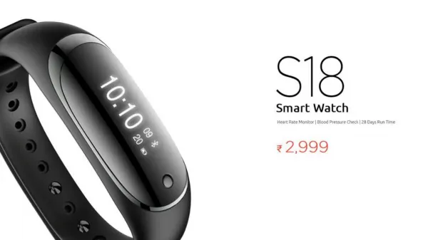 Smart Watch S18 with Blood Pressure Monitor