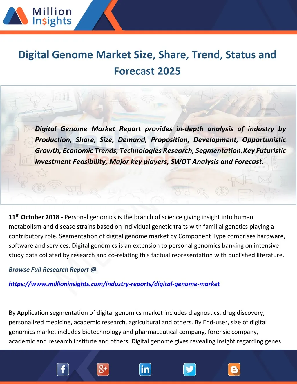 digital genome market size share trend status