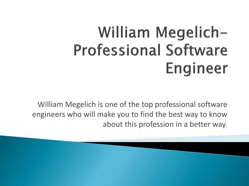 william megelich professional software engineer