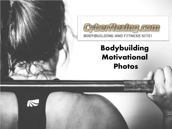 Bodybuilding Motivational Photos