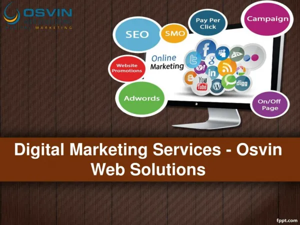 Digital Marketing Services - Osvin Web Solutions
