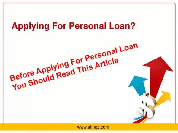 Get Best Personal Loan By Afinoz