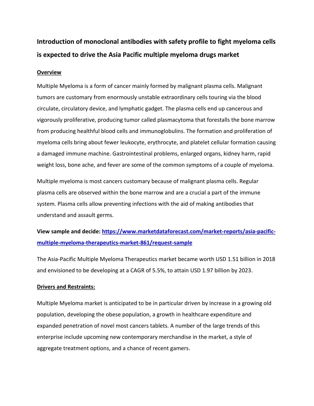 introduction of monoclonal antibodies with safety