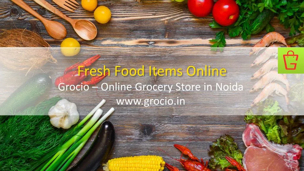 fresh food items online