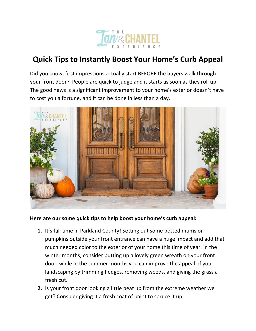 quick tips to instantly boost your home s curb