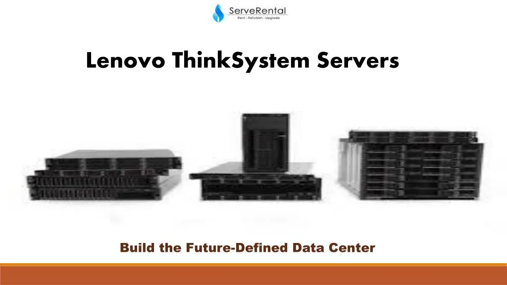 lenovo thinksystem servers