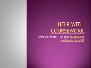Help With Couresework - slide 1