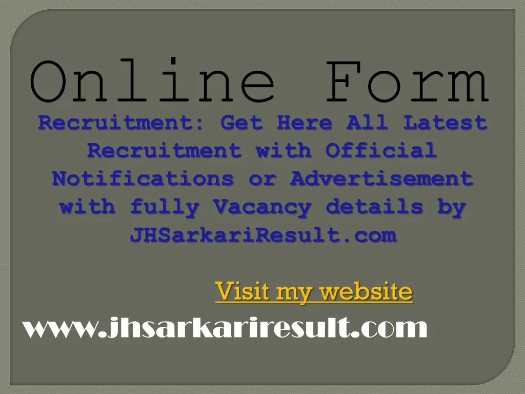 online form