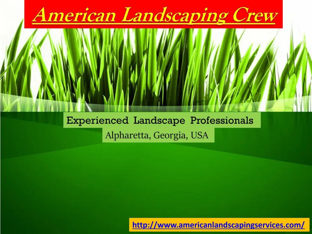 experienced landscape professionals alpharetta