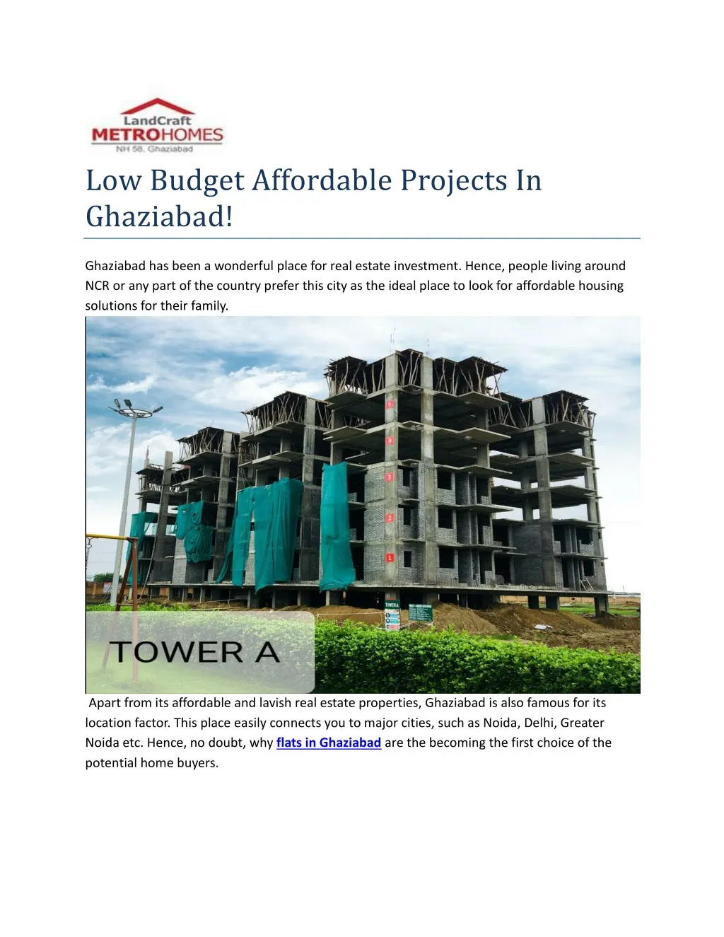 low budget affordable projects in ghaziabad