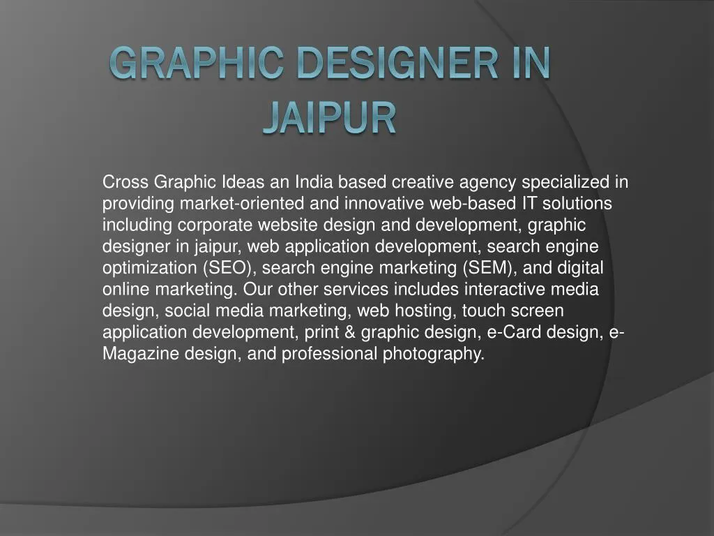 graphic designer in jaipur