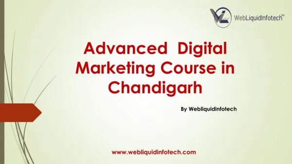 digital marketing training course in Chandigarh