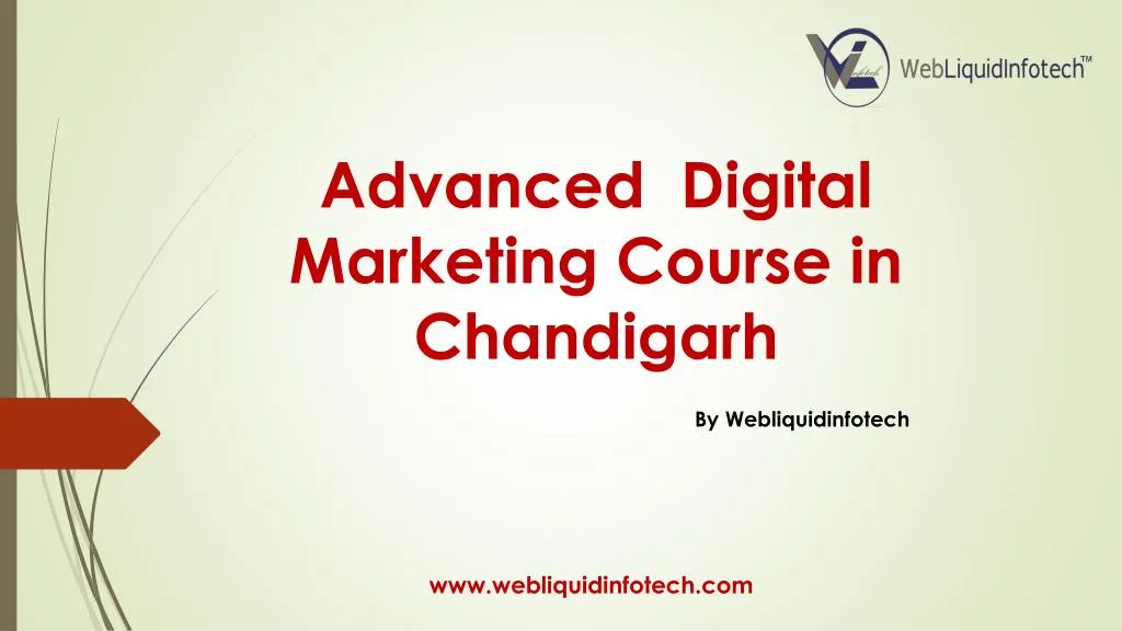 advanced digital marketing course in chandigarh