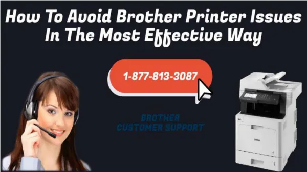 Brother printer support number