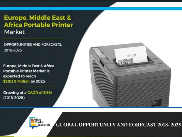 Europe Portable Printer Market Outlook and Statistics - A Research Report 2025