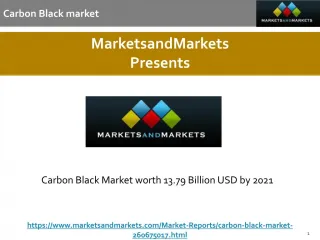 Carbon Black market - slide 1