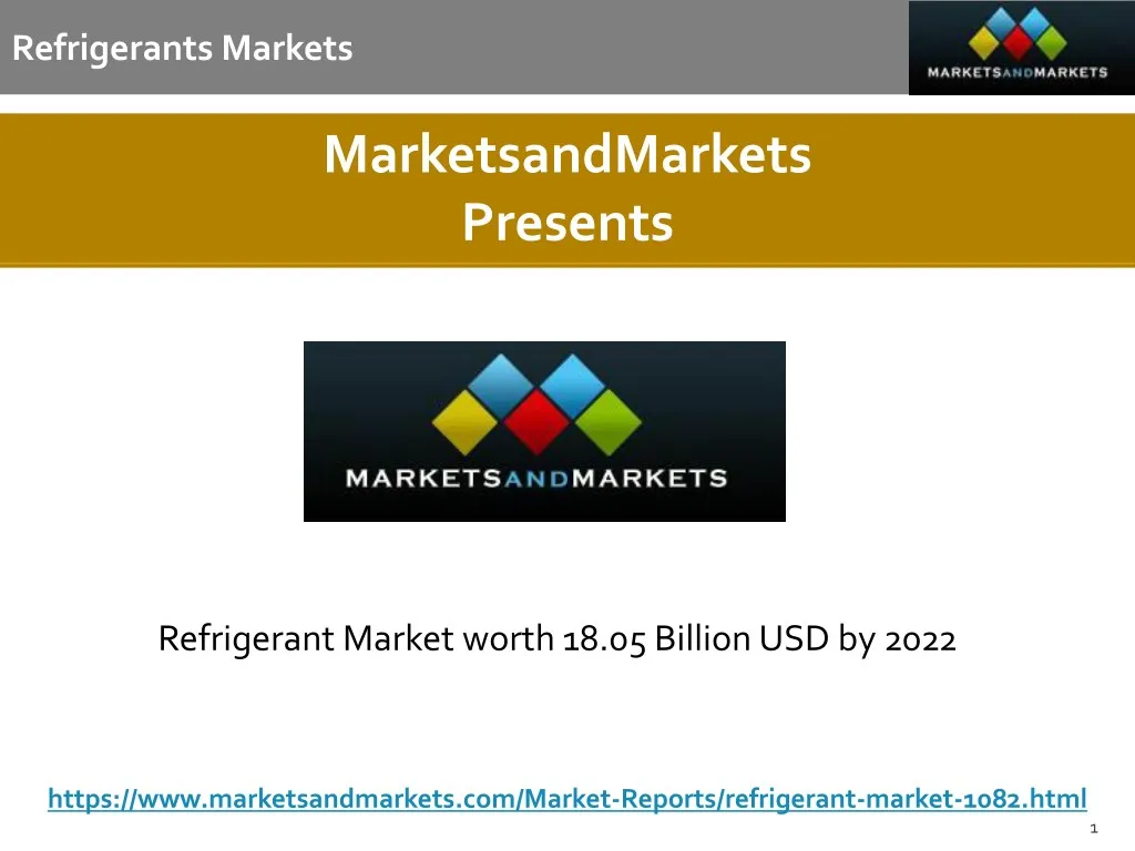 refrigerants markets
