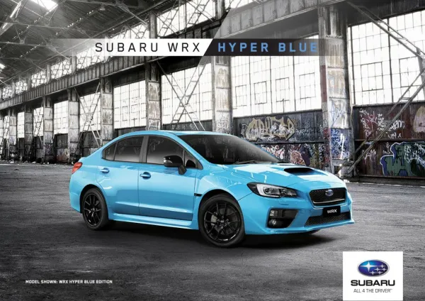 Subaru WRX Hyper Blue Edition